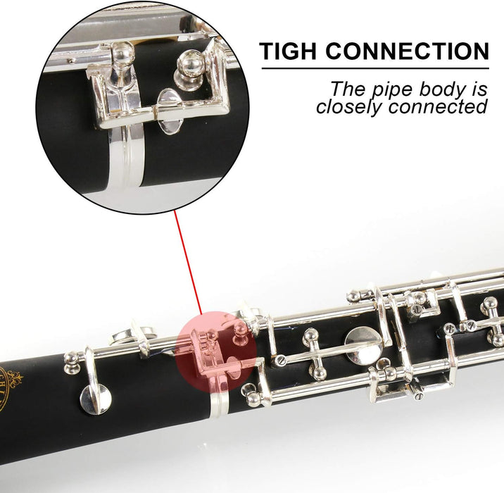 Full Automatic C Key Oboe with Case and Cleaning Kit