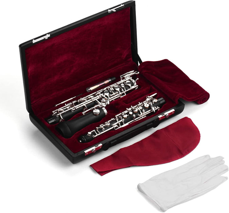 Semi Automatic C key Oboe with Case, Cleaning Kit
