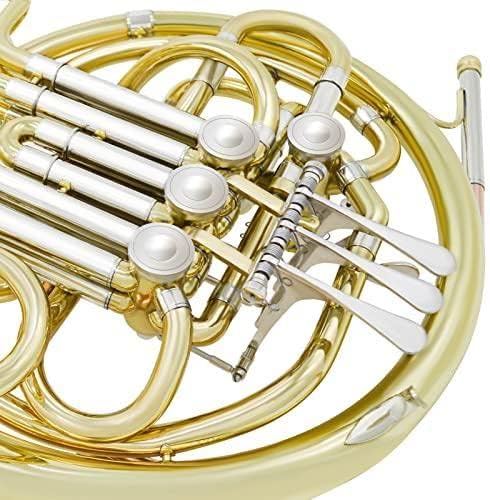 Double F/Bb Key French Horn with Case, Gloves, Cleaning Kit