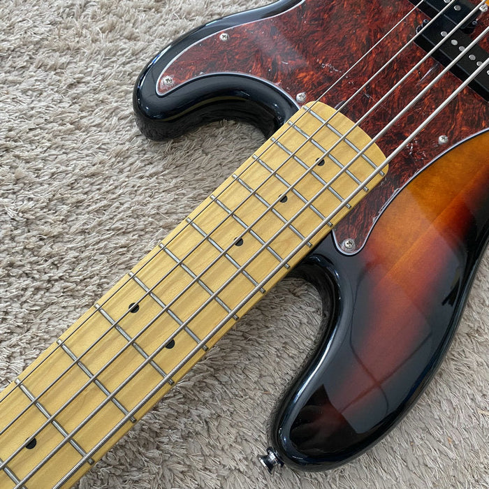 5 Strings Sunburst Electric Bass Guitar (140)