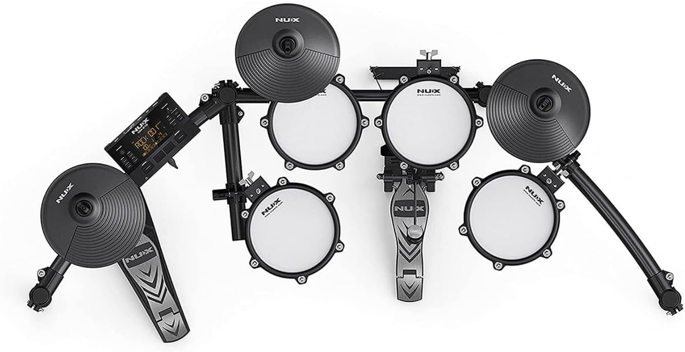 Electronic Drum Set with Mesh Drum Pads