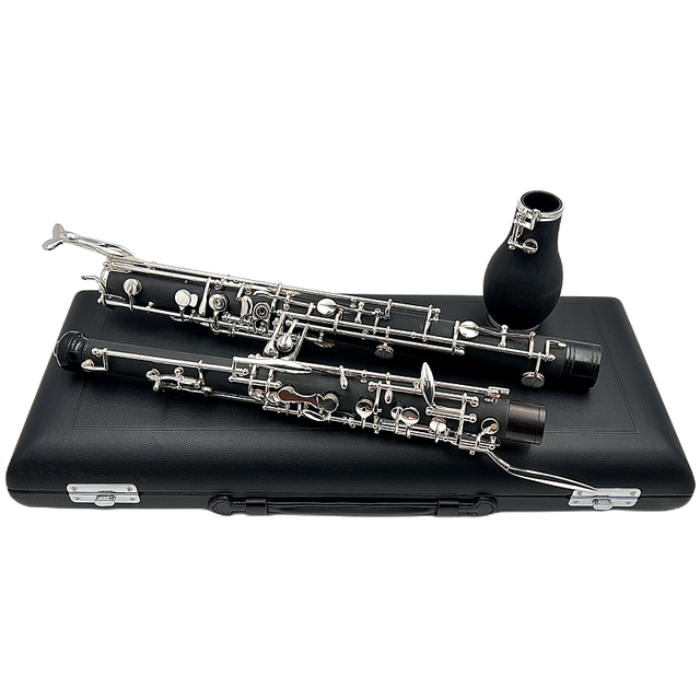 Automatic F Key English Horn with Case, Cleaning Kit and Gloves