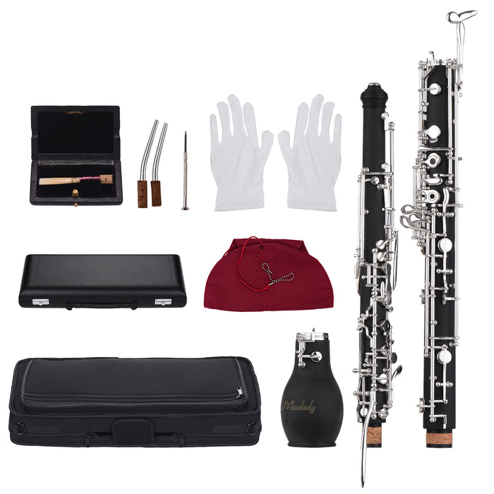 English Horn with Case, Cleaning Kit and Gloves
