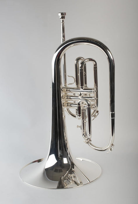F Key Mellophone with Case and Mouthpiece