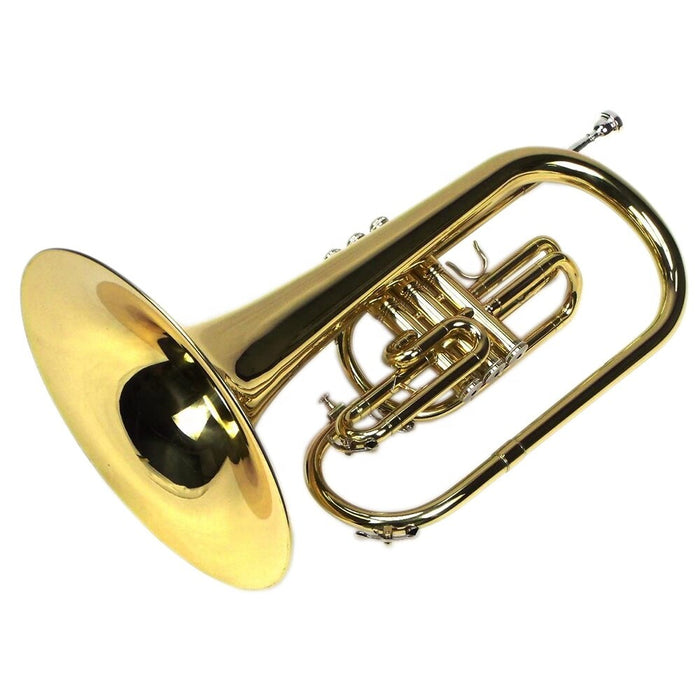 F Key Mellophone with Case, Gloves