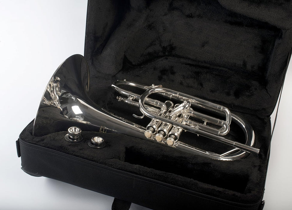 F Key Mellophone with Case and Mouthpiece