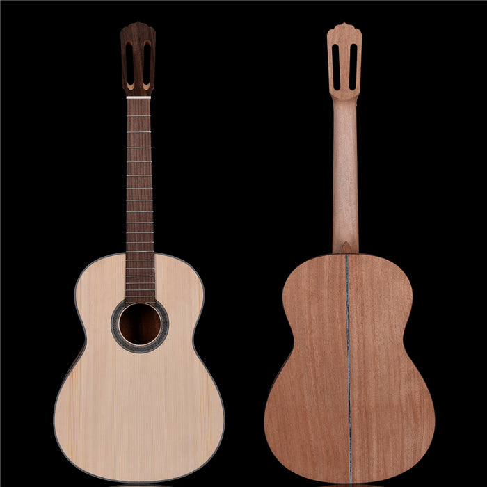 39 Inch Solid Spruce Top DIY Classical Guitar Kit (PFA-982)