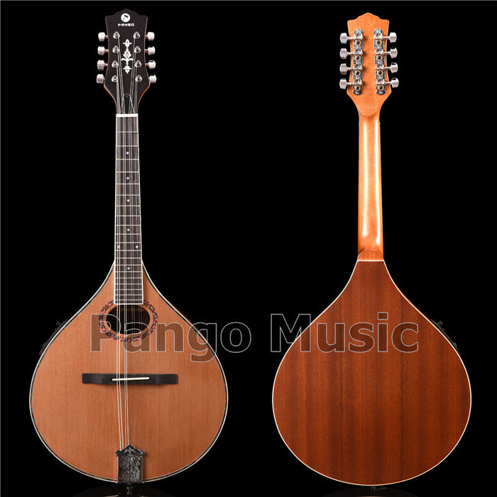Solid Red Pine Top Bouzouki Mandolin with EQ (PBZ-003)