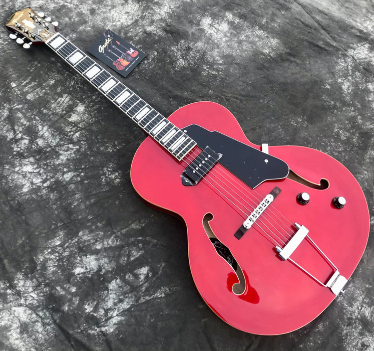 PANGO Music 6 Strings Hollow Body Electric Guitar (YMZ-079)