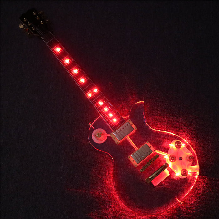 LP style Acrylic Body Electric Guitar (PLP-004)