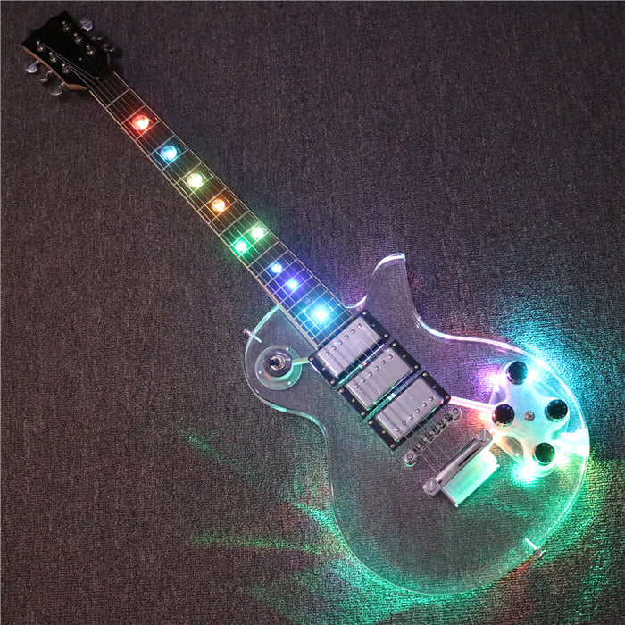 LP style Acrylic Body Electric Guitar (PLP-001)