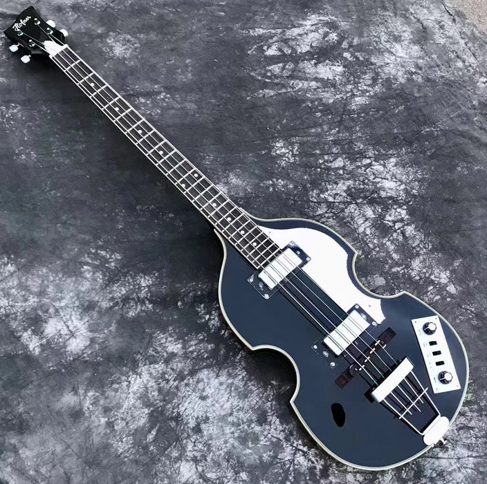PANGO Music 4 Strings Hollow Body Electric Bass Guitar (YMZ-098)