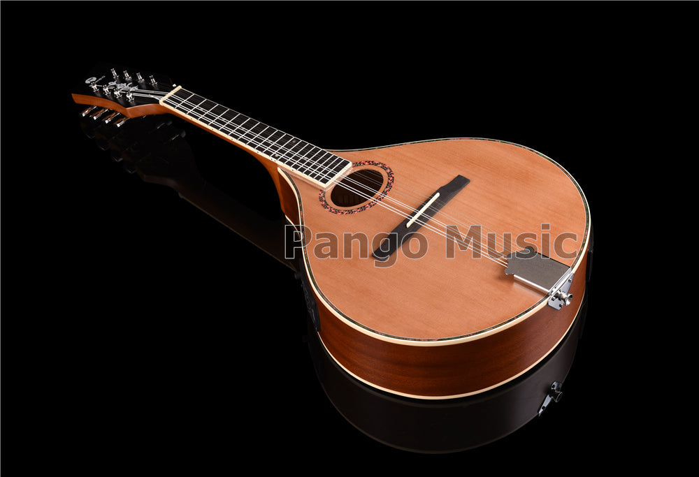 Solid Red Pine Top Bouzouki Mandolin with EQ (PBZ-002)