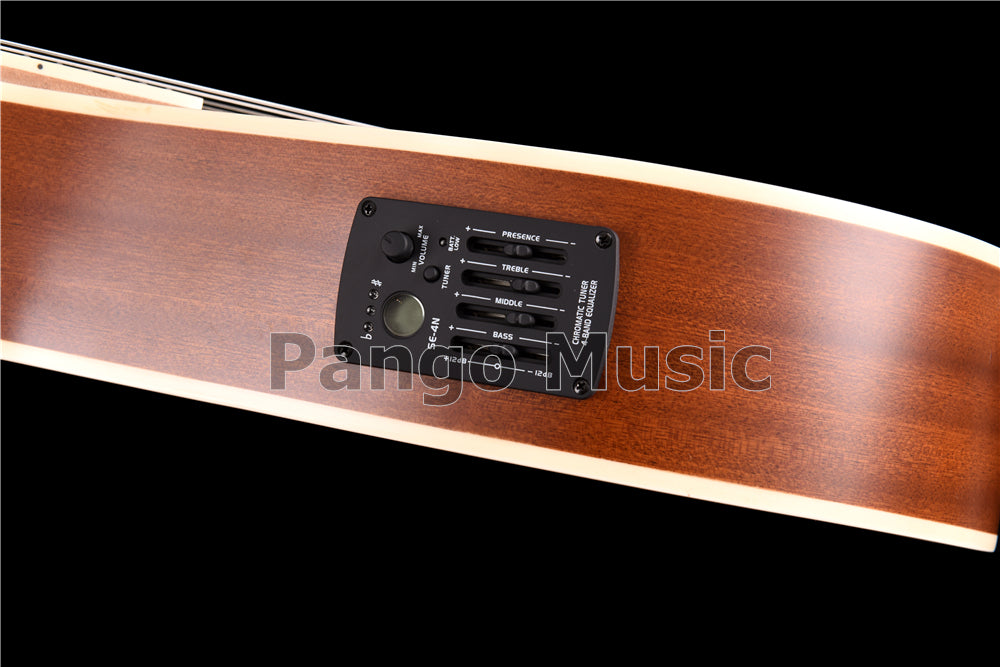 Solid Red Pine Top Bouzouki Mandolin with EQ (PBZ-002)