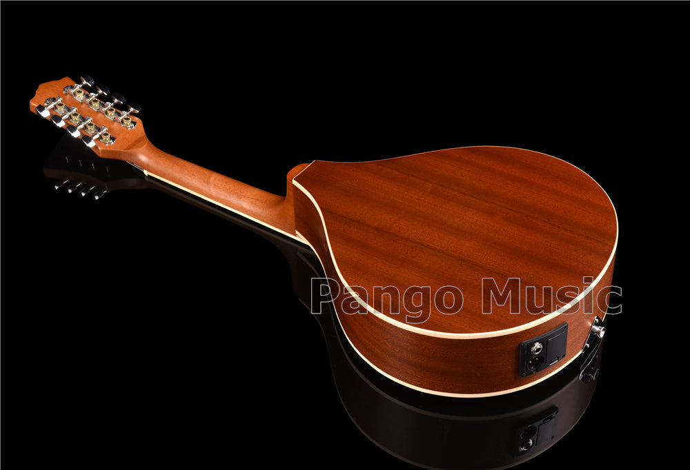 Solid Red Pine Top Bouzouki Mandolin with EQ (PBZ-003)