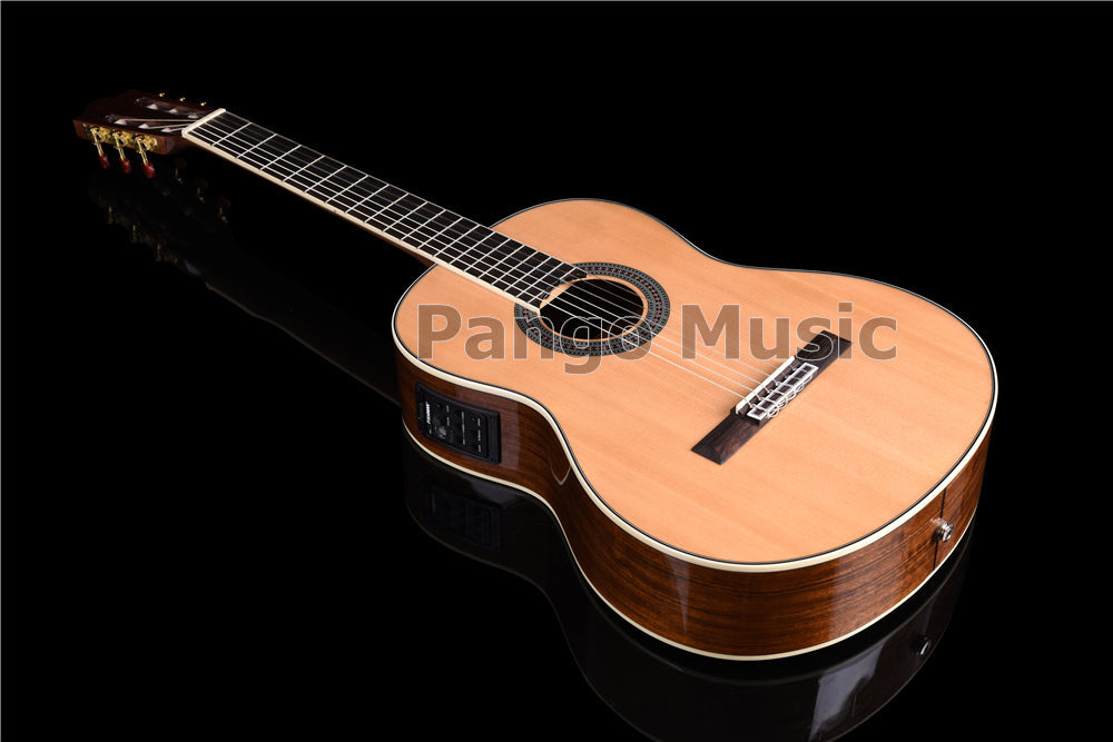 39 Inch Spruce & Walnut Body Classical Guitar with EQ (PCL-2046)