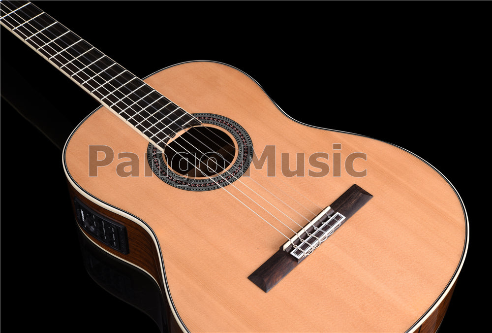 39 Inch Spruce & Walnut Body Classical Guitar with EQ (PCL-2046)