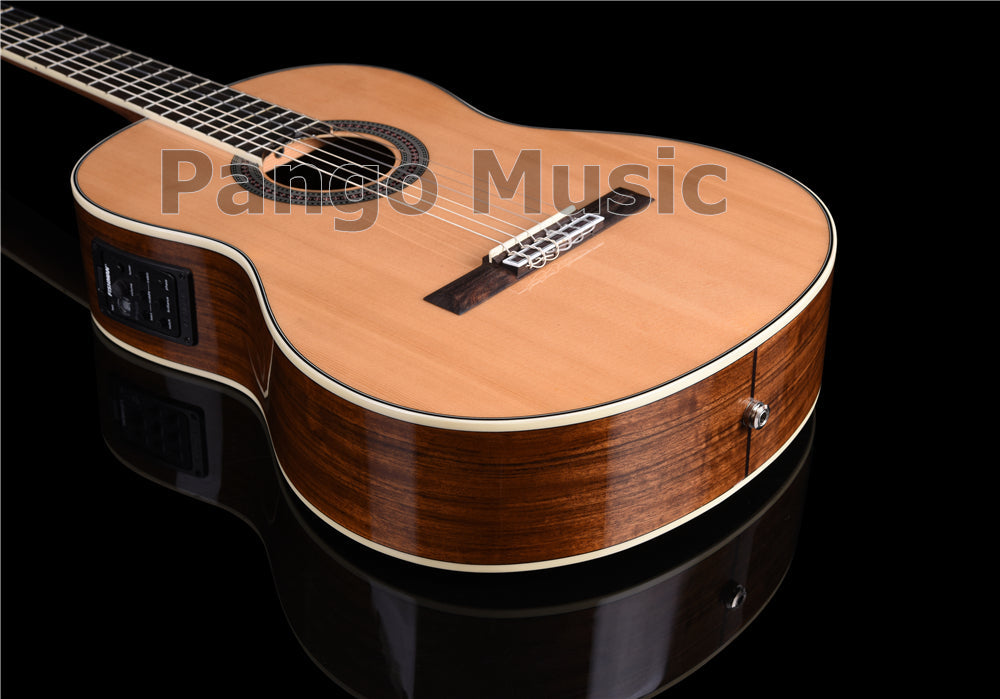 39 Inch Spruce & Walnut Body Classical Guitar with EQ (PCL-2046)