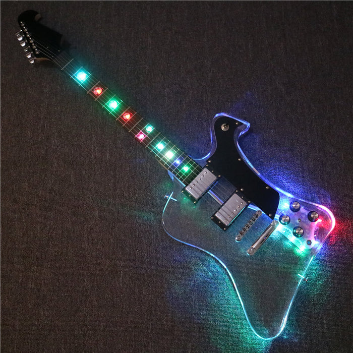 Firebird style Acrylic Body Electric Guitar (PFB-001)