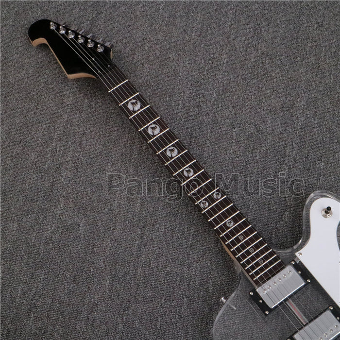 Firebird style Acrylic Body Electric Guitar (PFB-002)