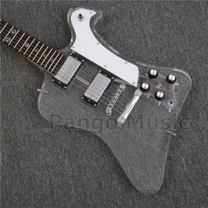 Firebird style Acrylic Body Electric Guitar (PFB-002)