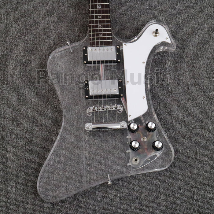 Firebird style Acrylic Body Electric Guitar (PFB-002)
