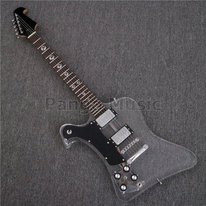 Firebird style Left Hand Acrylic Body Electric Guitar (PFB-003)