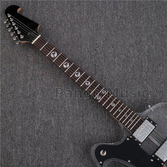 Firebird style Left Hand Acrylic Body Electric Guitar (PFB-003)