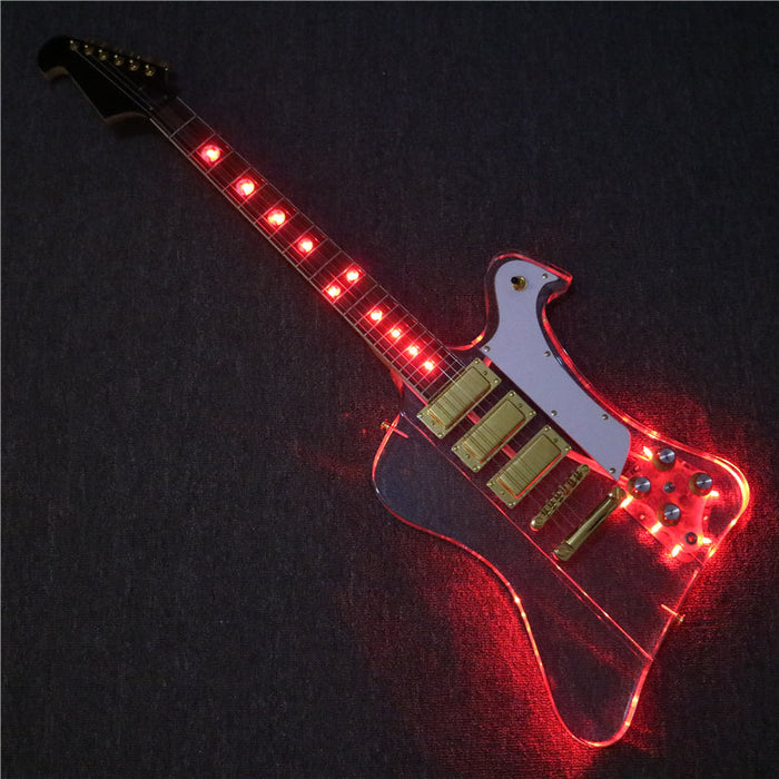 Firebird style Acrylic Body Electric Guitar (PFB-005)