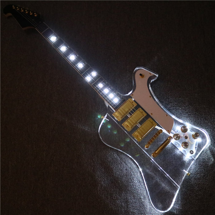 Firebird style Acrylic Body Electric Guitar (PFB-005)