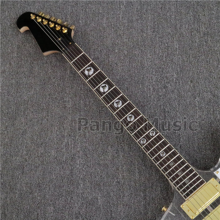 Firebird style Acrylic Body Electric Guitar (PFB-005)