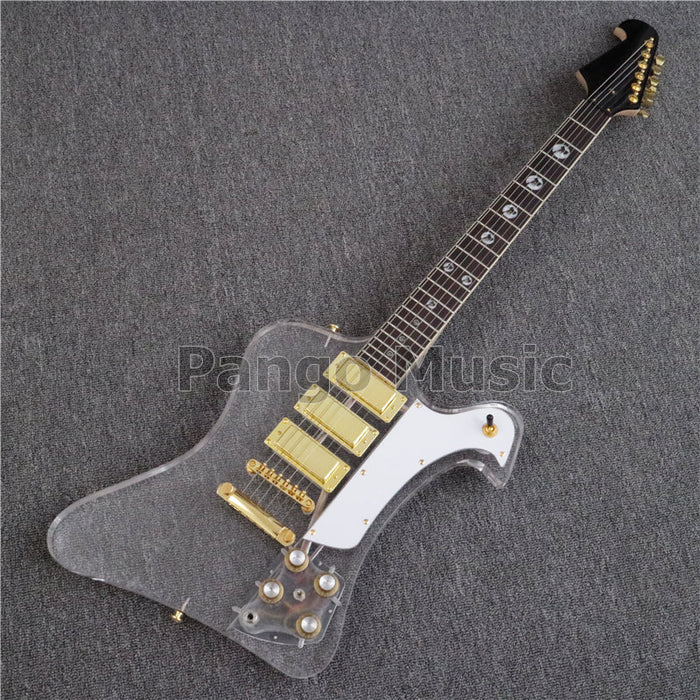 Firebird style Acrylic Body Electric Guitar (PFB-005)