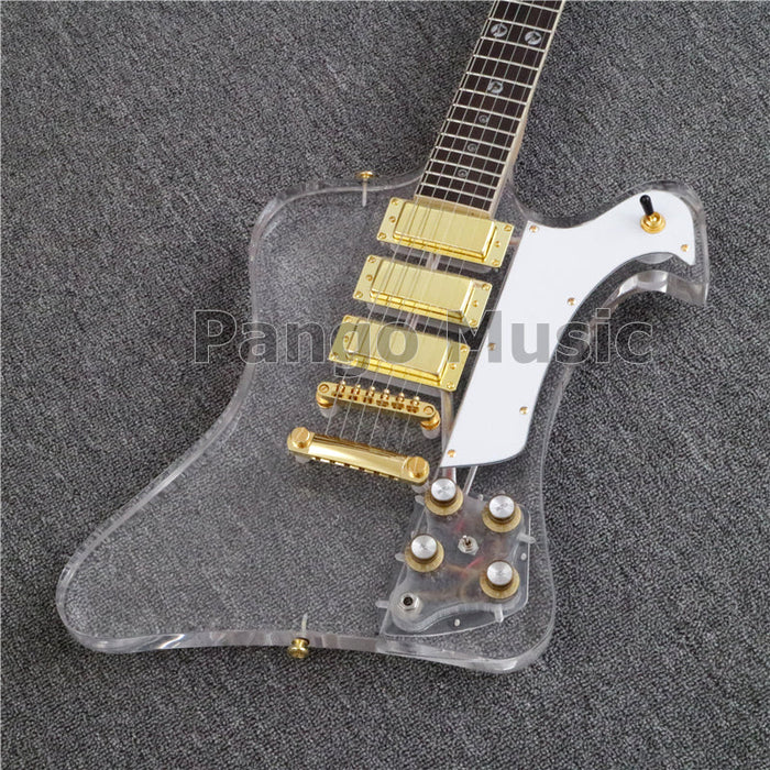 Firebird style Acrylic Body Electric Guitar (PFB-005)