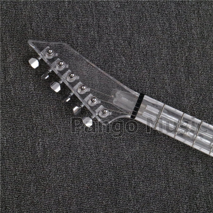 V style All Acrylic Electric Guitar (PAG-028)