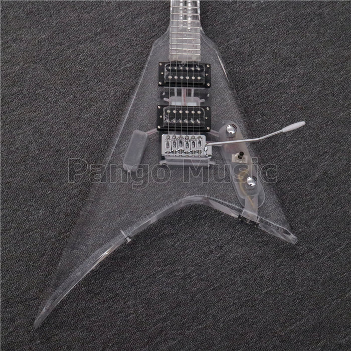 V style All Acrylic Electric Guitar (PAG-028)