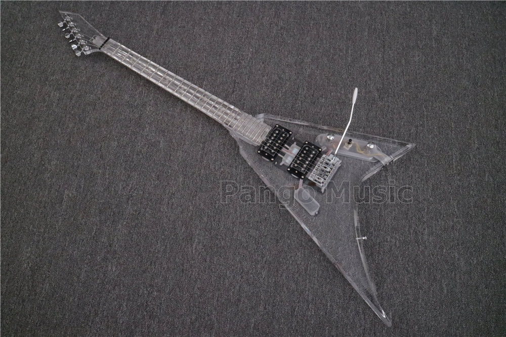 V style All Acrylic Electric Guitar (PAG-028)