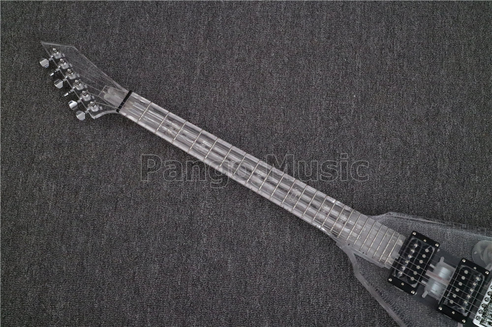 V style All Acrylic Electric Guitar (PAG-028)