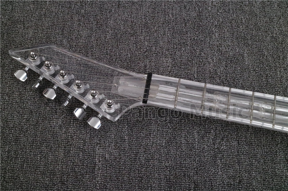 V style All Acrylic Electric Guitar (PAG-028)