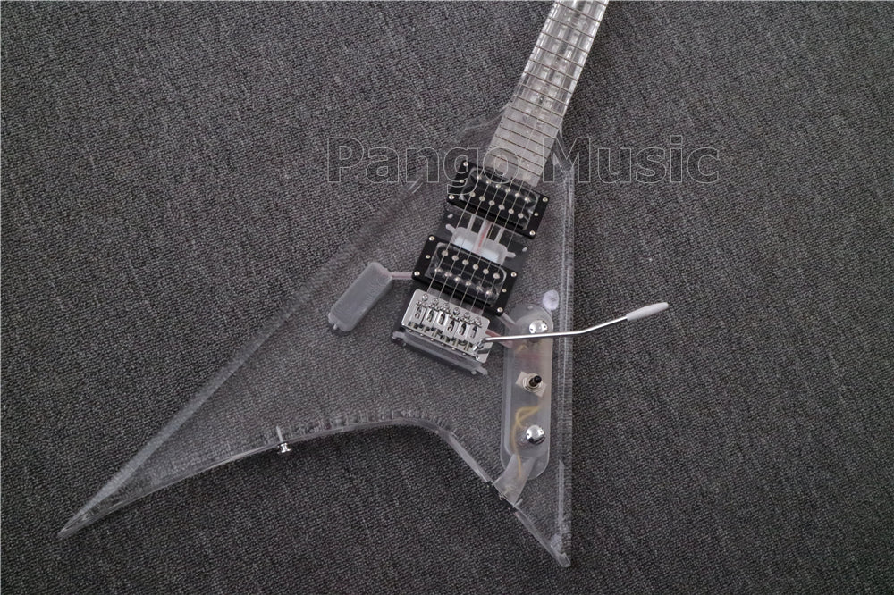 V style All Acrylic Electric Guitar (PAG-028)