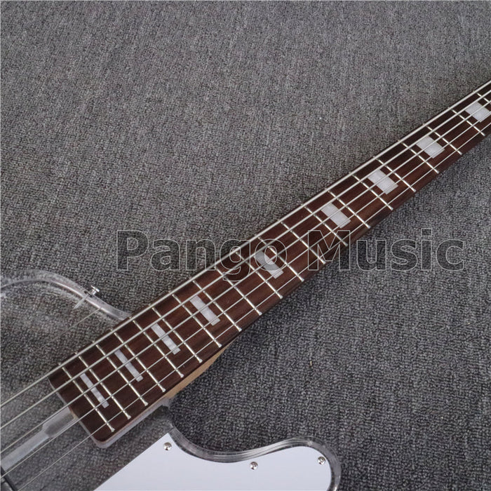 Firebird Style 5 Strings Acrylic Body Electric Bass (PAG-034)