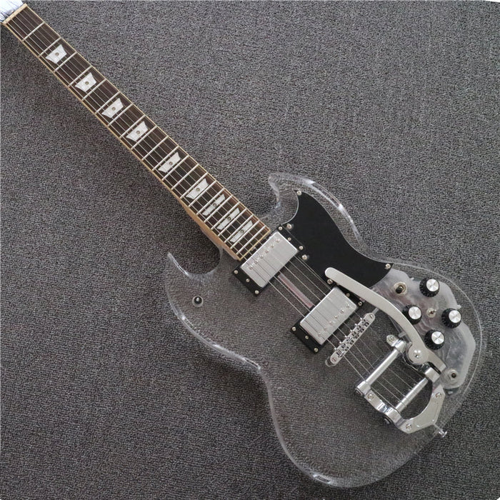 SG style Acrylic Body Electric Guitar (PAG-007)