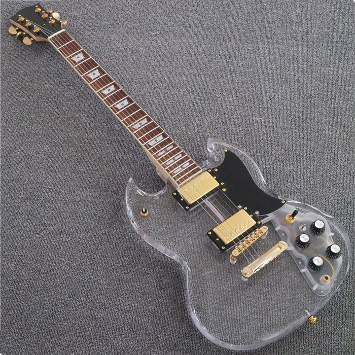 SG style Acrylic Body Electric Guitar (PAG-011)