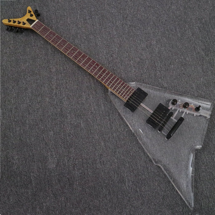 V style Acrylic Body Electric Guitar (PAG-022)