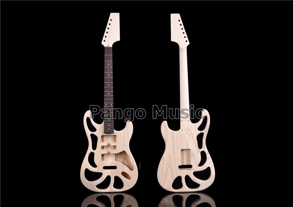 Weight Relief Design Ash Body DIY Electric Guitar Kit (PST-570)