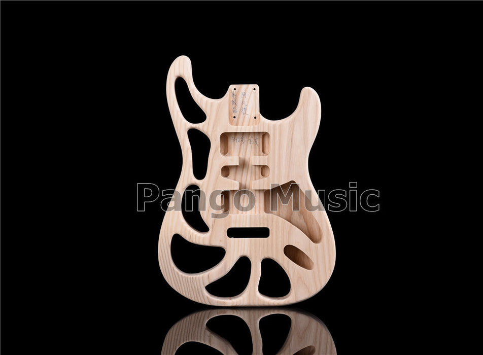 Weight Relief Design Ash Body DIY Electric Guitar Kit (PST-570)