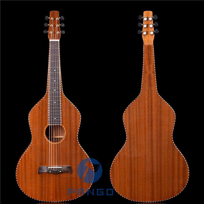 All Solid Sapele Wood Weissenborn Hawaiian Slide Guitar (HG-990)