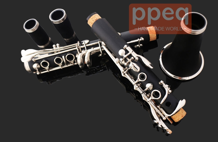 Bb Clarinet 17 Key Bakelite Clarinets with Nickel Silver Key (9079)
