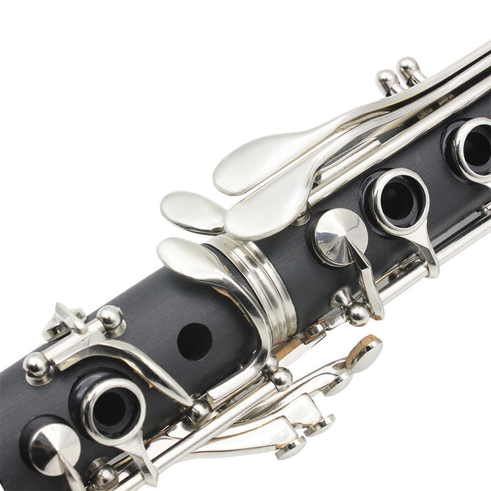 Bb Clarinet 17 Key Bakelite Clarinets with Nickel Silver Key (1A0C)