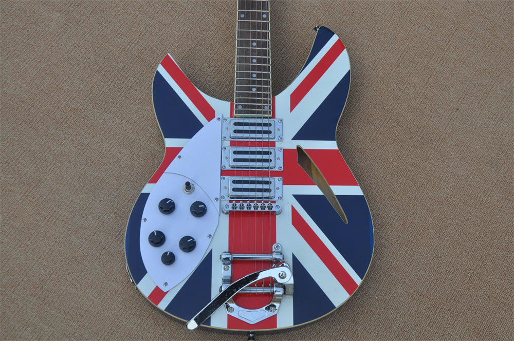 ZQN Series the Union Flag Left Hand Electric Guitar(ZQN0073)