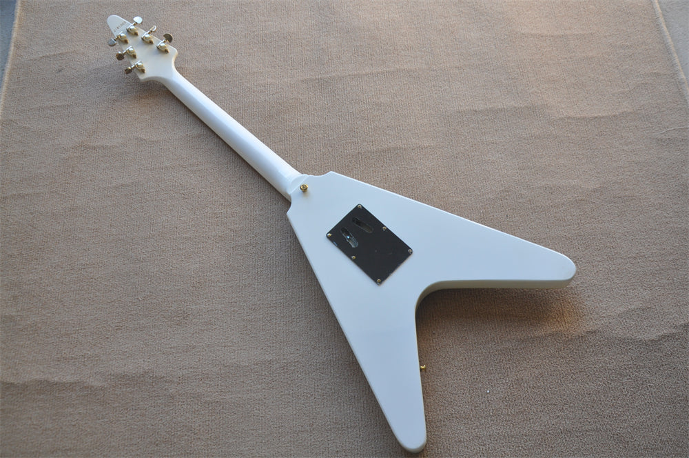 ZQN Series Left Hand White Color Electric Guitar (ZQN0234)